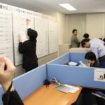 A JCM staff member enters a response
