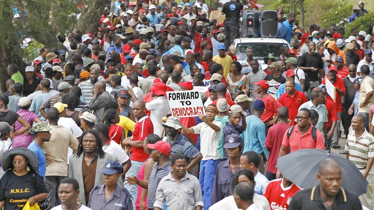 Take Action For ESwatini IndustriALL   Swaziland Pro Democracy Protests 