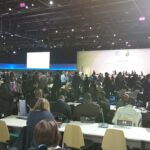 Delegates prepare for the opening discussions at the climate summit in Paris.
