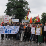 In Paris, delivering the letter to shareholders 23 April