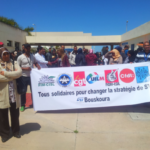 In Bouskoura, 20 April, launching the international solidarity campaign