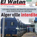 Algerian newspaper El Watan reports on the police blockades designed to stop the demonstration on 20 January.