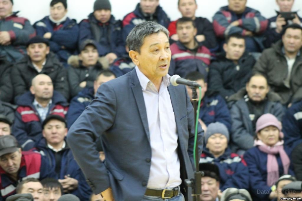 Amin Yeleusinov, former chair of the Trade Union of Oil Construction Company