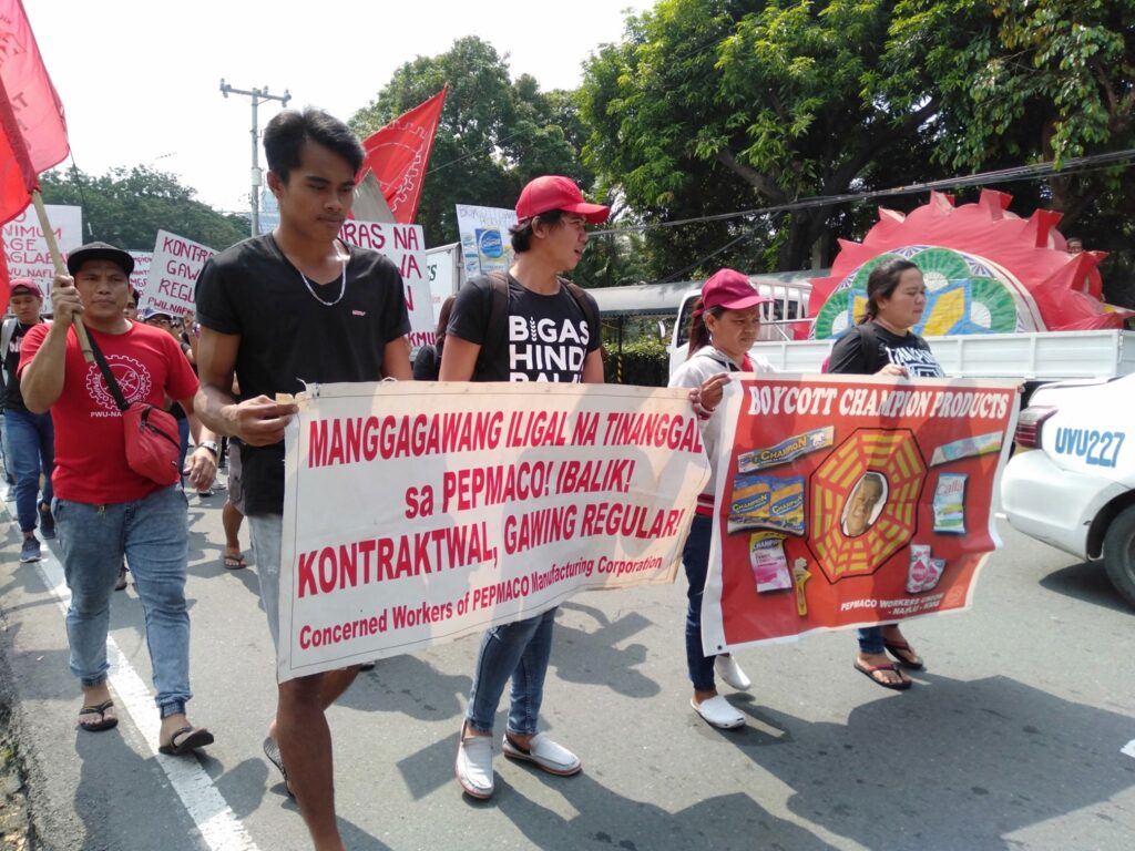 Photo credit: PEPMACO Workers’ Union facebook page