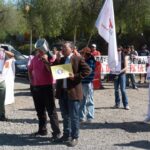 Constramet join protests over the murder of Juan Pablo, a trade unionist in Chile