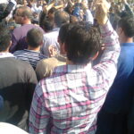 Workers protest at South Oil Company in Basra, Iraq