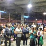 USO meeting at the main entrance of Ecopetrol to denounce the attack against Dibeth Quintana