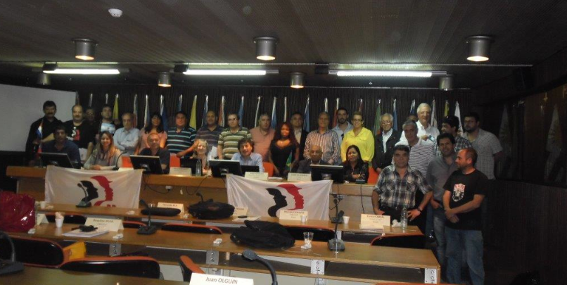 Participants at meeting in Montevideo, Uruguay